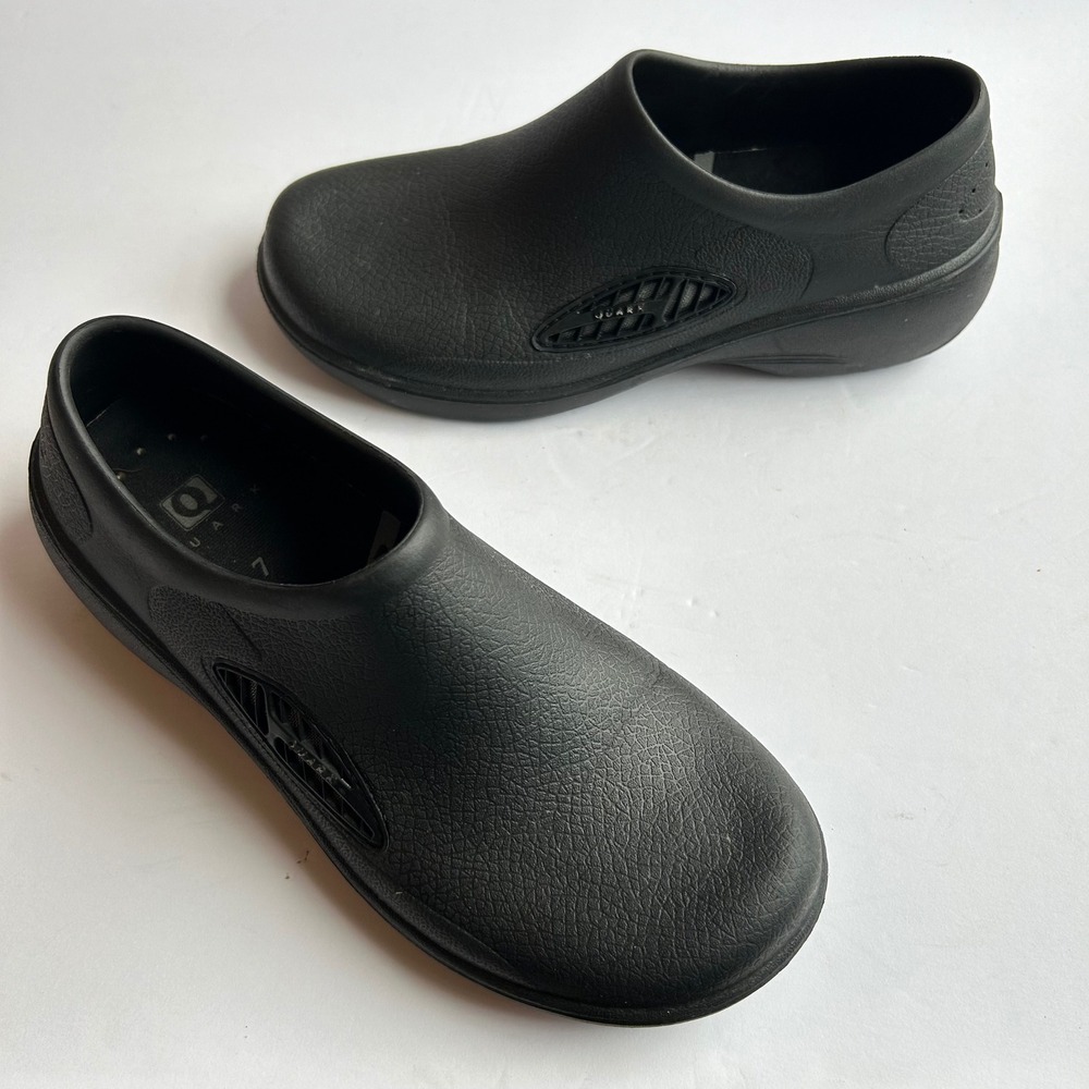 Quark Pro Air Clogs Women Size 7 Black Nursing Slip Resistant Work Shoes Comfort